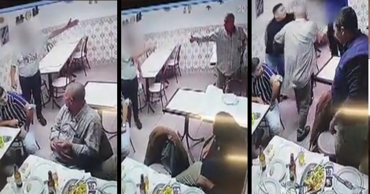 Read more about the article Imagens mostram como começaram as agressões no restaurante em Odivelas