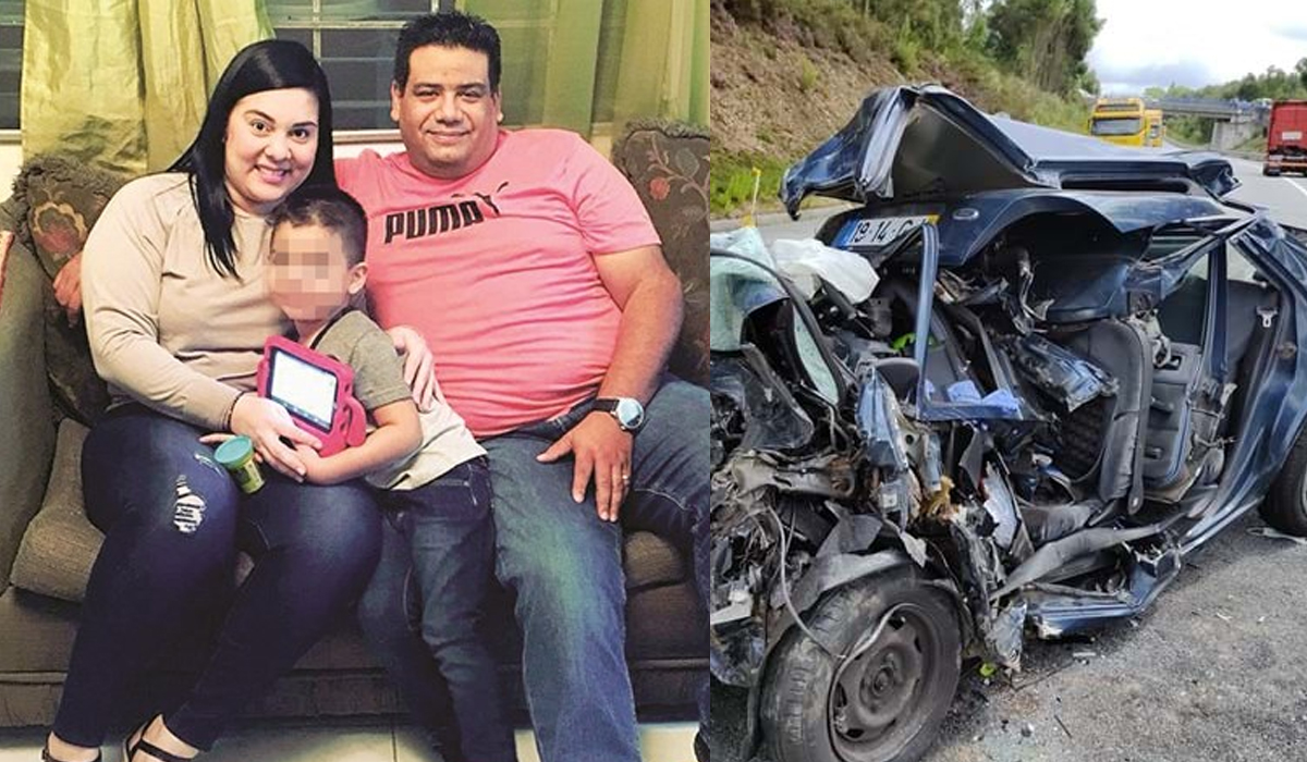 Read more about the article Criança de 7 anos vê os pais morrer em violenta colisão com camião em Santa Maria da Feira