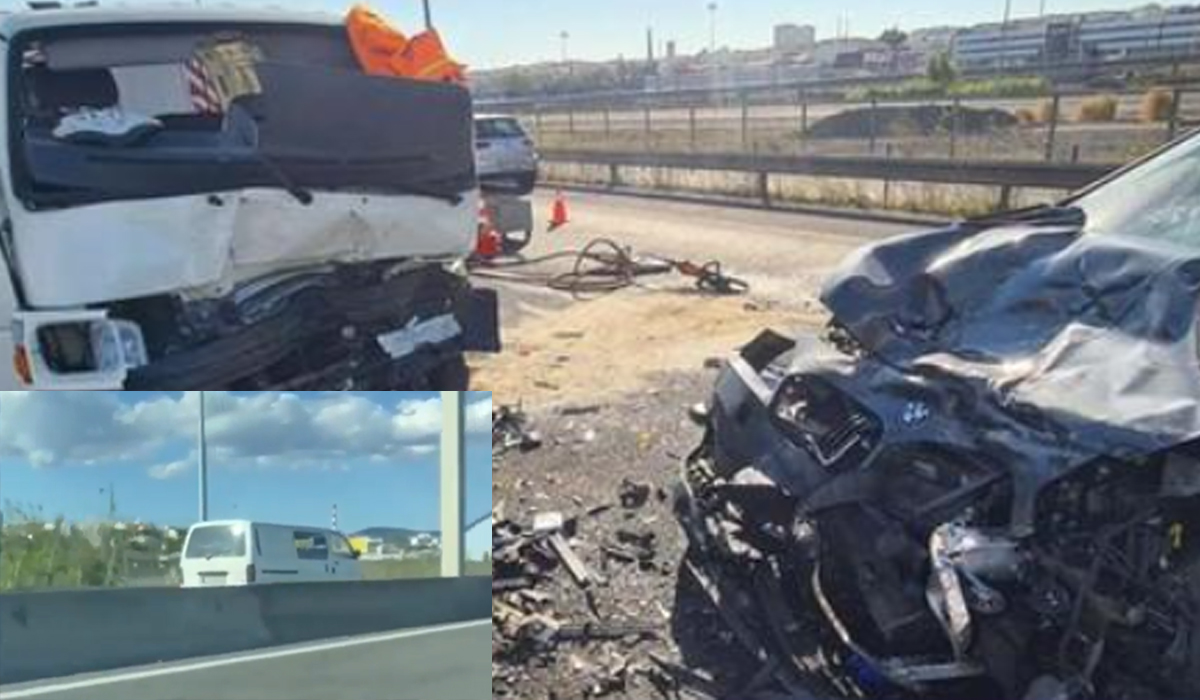 Read more about the article Morreu o condutor filmado a conduzir em contramão vários quilómetros com carrinha no IC2 em Sacavém