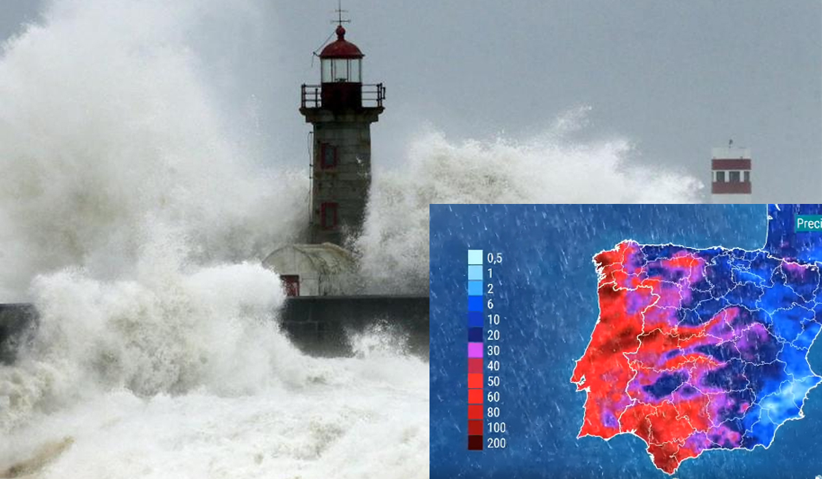 Read more about the article Tempestade Célia a caminho de Portugal e ameaça estragar o Natal