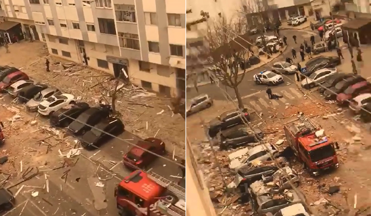 Read more about the article Violenta explosão destrói prédios e rua em Casal de São Brás. Há feridos graves