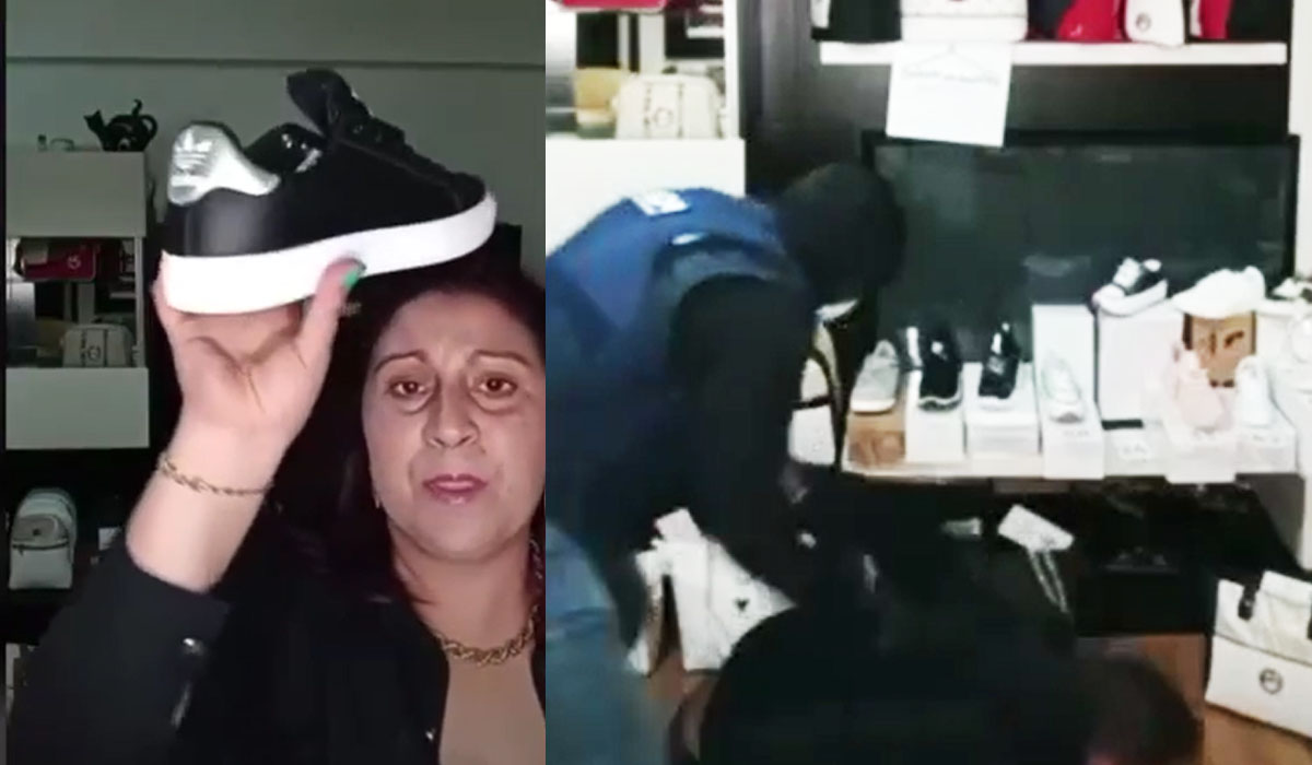 Read more about the article Jovem detido por tráfico de droga enquanto a mãe vendia sapatilhas em direto no Facebook