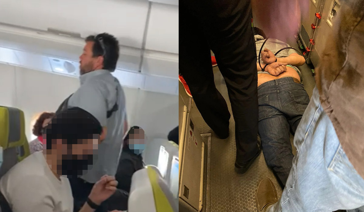 Read more about the article Passageiro da TAP amarrado com abraçadeiras após ficar violento depois de ser apanhado a fumar na casa de banho do avião