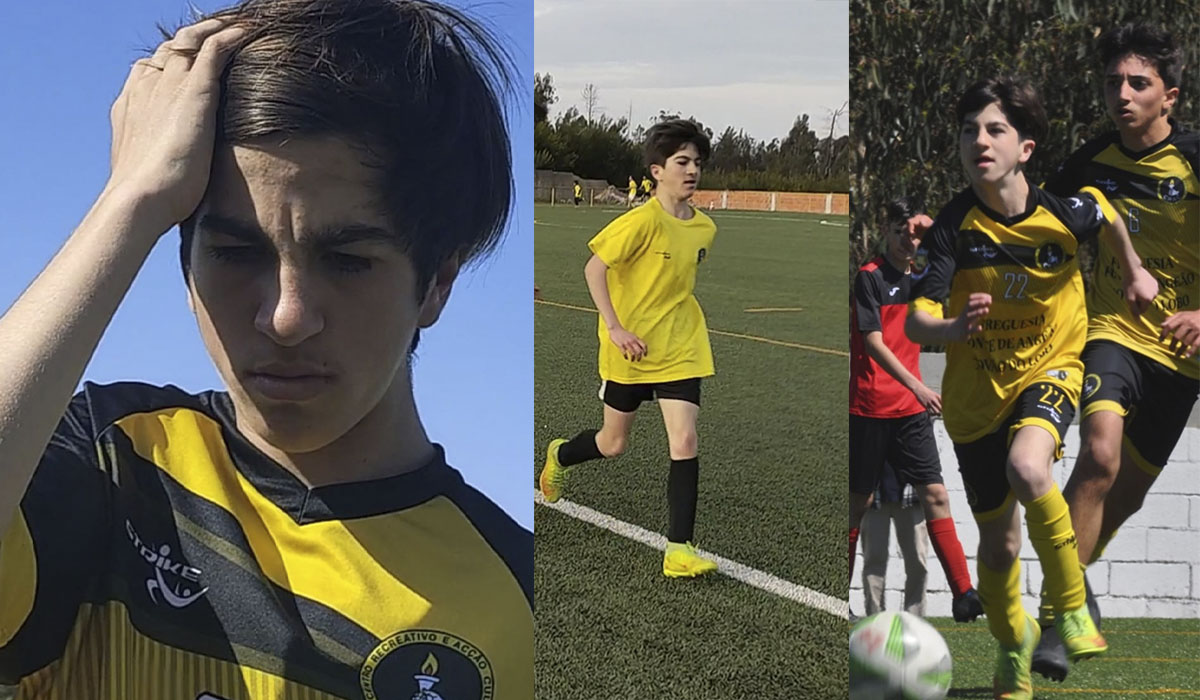 Read more about the article “Choramos lágrimas infinitas”: Vagos chora morte de Afonso, um jovem futebolista de 14 anos