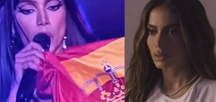 Anitta reage após exibir bandeira de Espanha no palco do Rock In Rio