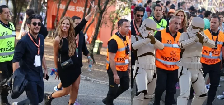 Cristina Ferreira defende-se de críticas por andar rodeada de seguranças no Rock In Rio: "Preferia andar no meio de toda a gente, mas é impossível"
