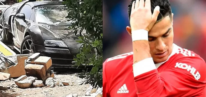 Muro destruído e um cão "a tremer de medo". Cristiano Ronaldo promete indemnizar proprietário da casa onde embateu o seu carro de luxo