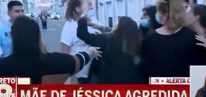 Mãe da menina Jéssica agredida por populares no velório da filha