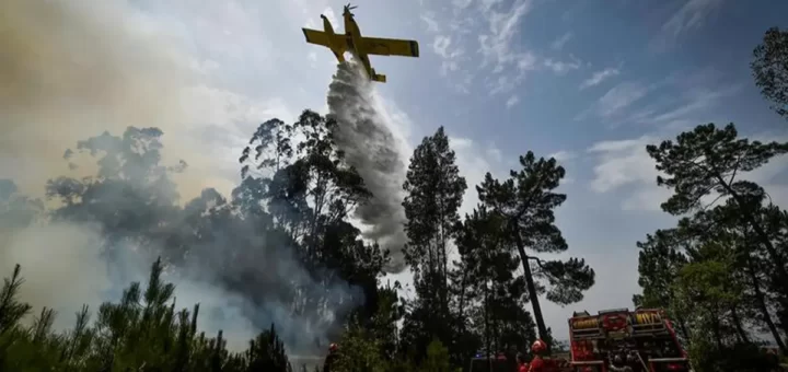 Incêndio em Penacova obriga ao corte da EN2. Estão no terreno quase 500 bombeiros