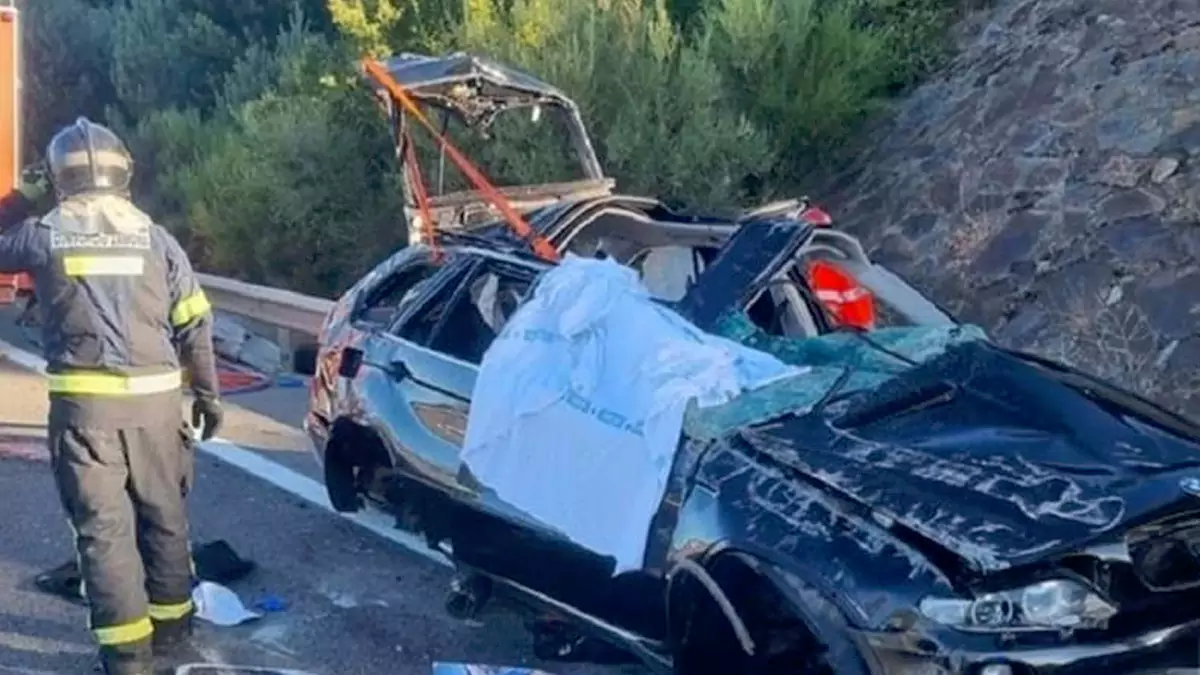 Pai emigrante português vê os dois filhos a morrer em aparatoso acidente esta quinta-feira