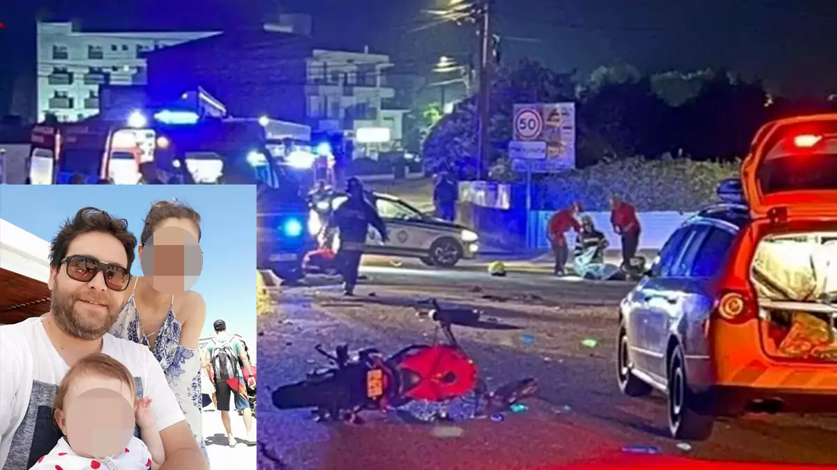 Motociclista de 35 anos perde a vida aparatoso acidente contra carro em Santa Maria da Feira