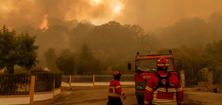 Bombeiro agredido por popular durante combate a incêndio em Estarreja