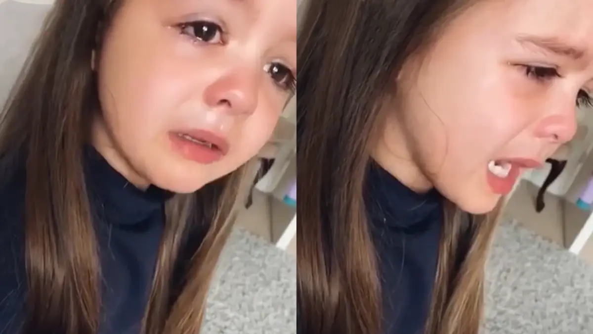Menina de 5 anos chora ao perceber que vai crescer e ter de fazer tarefas domésticas