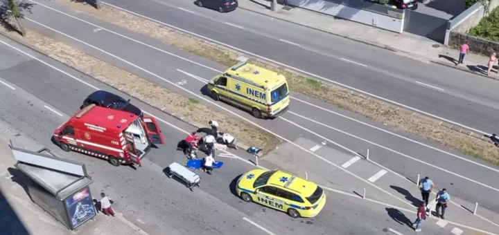 Homem sem carta atropela na passadeira procurador enquanto fugia à polícia em contramão, no Porto