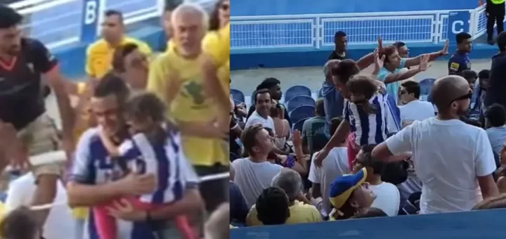 "Fui cuspido e insultado. Tive de tirar a minha filha dali": Adepto do FC Porto conta como tudo aconteceu