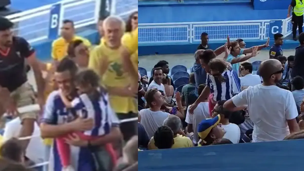 "Fui cuspido e insultado. Tive de tirar a minha filha dali": Adepto do FC Porto conta como tudo aconteceu