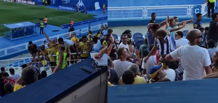 Pai e criança com camisola do FC Porto obrigados a abandonar bancada após intimidação de adeptos do Estoril