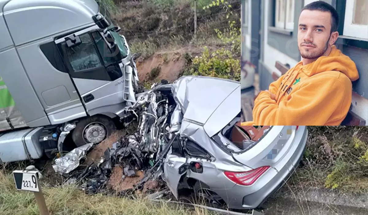 Jovem de 20 anos morre em violenta colisão com camião no IC2, em Águeda