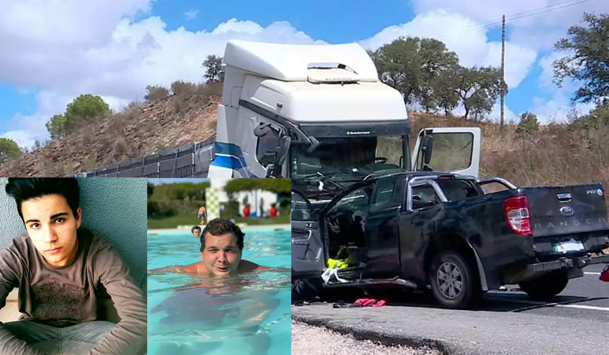 As vítimas do trágico acidente com camião e carrinha no Alentejo
