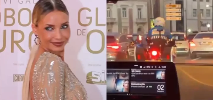 Luciana Abreu desmaia no 'Domingão' e chega aos Globos de Ouro escoltada pela PSP