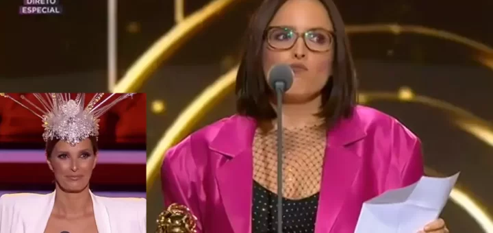 Lindo! Joana Marques ganha o ‘Globo de Ouro’ da SIC e imita discurso de Cristina Ferreira