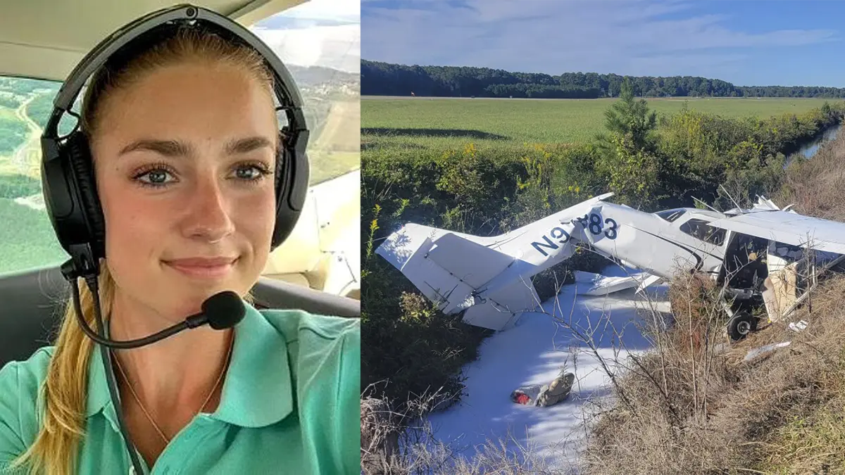 Jovem instrutora de voo morre após acidente de avião provocado por aluno de 18 anos