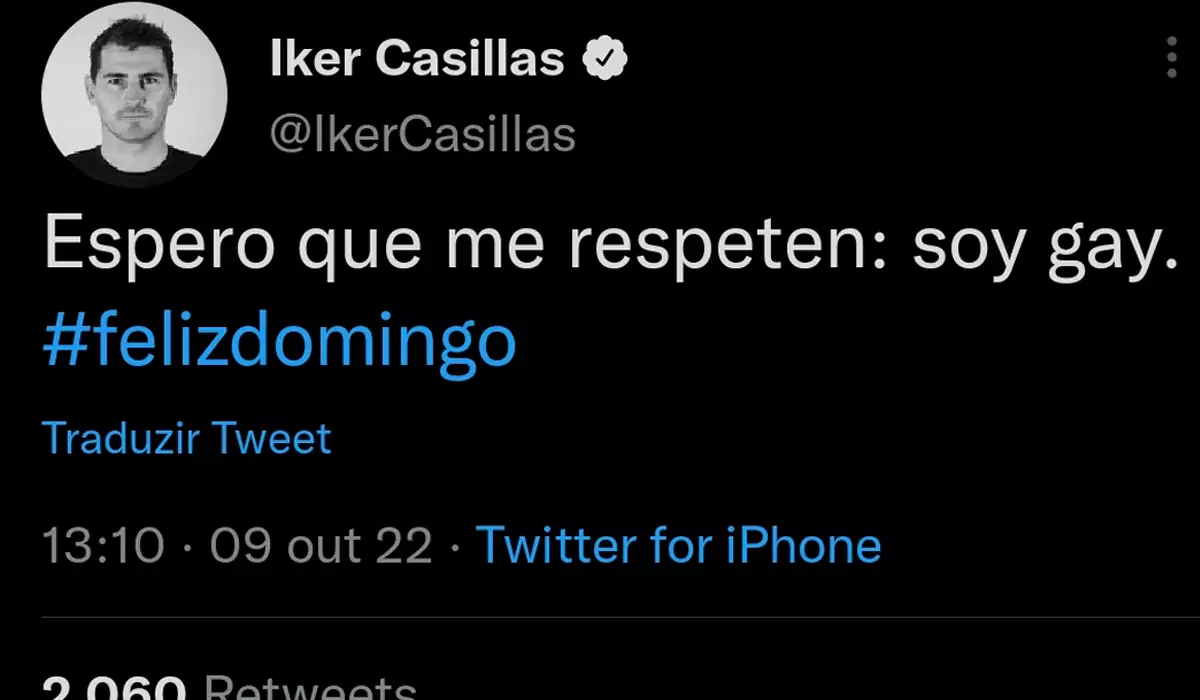 Iker Casillas faz anuncio e deixa redes sociais ao rubro: "Sou gay"