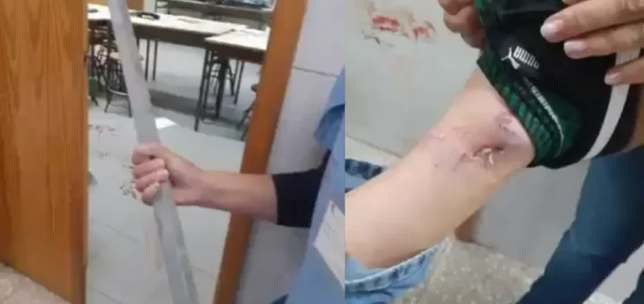 Professor agredido por aluno com um ferro em escola de Felgueiras